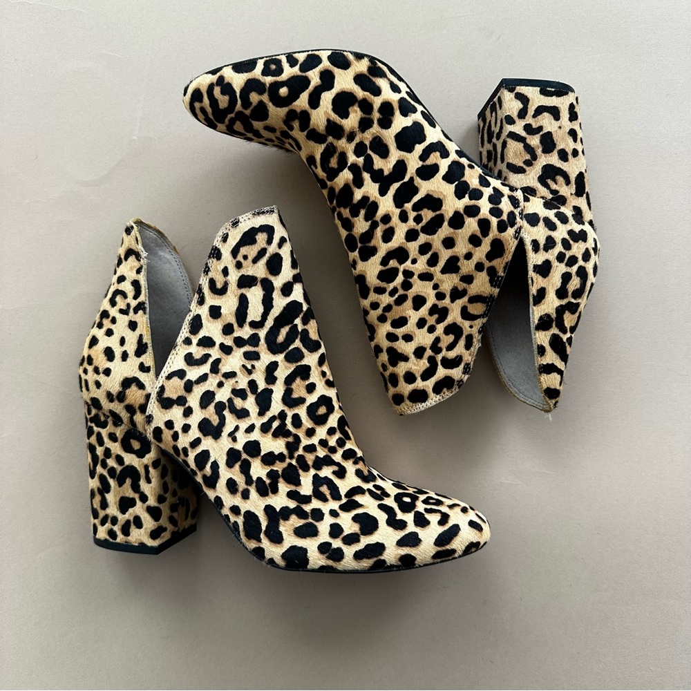 Steve Madden Leopard Print Booties